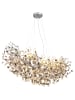 Globo lighting Luster "QUEENA" in silver