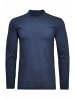 Ragman Rundhals Langarmshirt für Herren in dunkel-grau