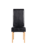 home24 Polsterstuhl Nello II (2er-Set) in Schwarz