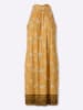 Heine Jerseykleid in ocker-ecru-bedruckt