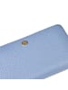 Esquire Alexandria Geldbörse RFID Schutz Leder 19 cm hellblau