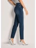 MADELEINE Lange Slim Fit Stretch-Jeans in darkblue