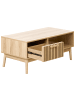 Beliani Couchtisch LYNWOOD in Braun - (W) 100 x (H) 43 x (L) 50 cm