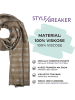 styleBREAKER Schal in Braun