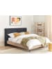 Beliani Doppelbett IZERNORE in Grau/Schwarz/Braun - (W) 187 x (H) 112 x (L) 215 cm
