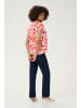 CULTURE Kurzarm-Bluse CUaudrey Relaxed fit in Red/Pink Flower