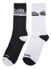 Mister Tee Basic Socks in black/white