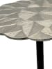 FineBuy Beistelltisch in Silber / Aluminium / 29x29x54