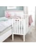 roba Beistellbett 2in1 weiß roba Style + Matratze Nestchen, Barriere höhenverstellbar