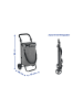 Maximex Einkaufs-Trolley Thermo & Comfort in Grau - Hellgrau