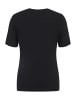 BETTY & CO Basic Shirt mit Rundhalsausschnitt in Schwarz