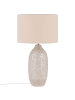 Beliani Tischleuchten SALZA in Beige - (W) 32 x (H) 57 x (L) 32 cm