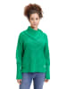 Betty Barclay Grobstrick-Pullover mit hohem Kragen in Green Grass