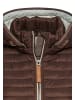 Camel Active Winddichte Jacke mit seitlichem Strick-Einsatz in Braun