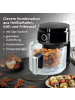 Gourmetmaxx GOURMETmaxx Heißluft-Fritteuse Digital mit Glas-Garkorb - 3,3 l - schwarz