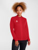 Hummel Hummel Zip Jacke Hmlauthentic Multisport Damen Atmungsaktiv Schnelltrocknend in TRUE RED