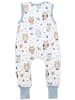 TupTam Baby Ganzjahresschlafsack mit Beinen 2,5 Tog in weiß/beige