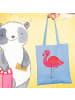 Mr. & Mrs. Panda Tragetasche Flamingo Classic ohne Spruch in Sky Blue