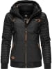 ragwear Winterjacke Nuggie Zig Zag Intl. in Black