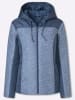 Sieh an! Steppjacke in jeansblau-ecru-bedruckt