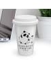 Mr. & Mrs. Panda To Go Becher Panda ZuMenschmenhalt mit Spruch in Weiß
