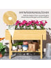 Outsunny Hochbeet 100L x 30B x 70,5H cm Naturholz