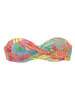 s.Oliver Bügel-Bandeau-Bikini-Top in koralle bedruckt