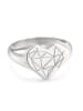 LIEBESKIND BERLIN Ring Broken Heart Chunky in silber