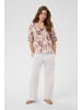 Cream Kurzarm-Bluse CRTiah Regular fit in Pink Flower