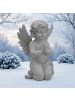 relaxdays Grabengel in Grau - (B)22,5 x (H)36 x (T)18 cm