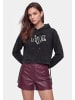 myMo ROCKS Women Hoodie in Black Stone Wash