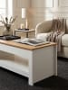 KADIMA DESIGN Couchtisch / Eiche 85x47x45 cm Wohnzimmertisch mit Stauraum