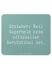 Mr. & Mrs. Panda Mouse Pad Spruch Erzieher Superheld mit Spruch in Meeresbrise