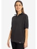 elkline Strick-Poloshirt Breathe In in anthramelange