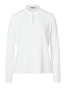 More & More feminine Shirtbluse, Materialmix in offwhite