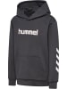 Hummel Kapuzenpullover Hmljr Logo Lebensstil Kinder in EBONY