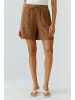 Oui Leinen Shorts in partridge