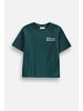 Coccodrillo Baumwoll-T-Shirt mit kurzen Ärmeln in türkis