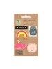 Lässig Lässig Textil-Sticker (3 Stk), Wal pink