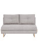 Beliani 3-tlg Schlafsofa JERSLEV in Grau/Braun