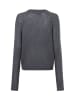 IPURI Strickpullover in anthrazit - 0007