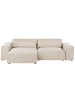 Beliani Ecksofa HELLNAR in Beige - (W) 262 x (H) 70 x (L) 176 cm rechtsseitig