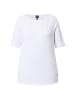 Ulla Popken Shirt in schneeweiß