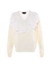 faina Damen Strickpullover in WOLLWEISS