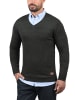 BLEND Strickpullover BHLasse 20703348ME Strickpulli mit aufgestickten Ellenbogenpatches in dunkelgrau