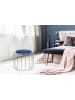 Kayoom Sitzkissen Pouf Comfortable in dunkelblau - silber