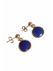 Gemshine Ohrringe Onyx - CADNY in gold coloured