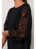 Kaffe Langarm-Bluse KAemilia Regular fit in Black Deep