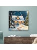 OnlyWow Leinwand Bilder Smaragdgrün