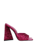 The Attico Pink Kunststoff Plateau Sandalen